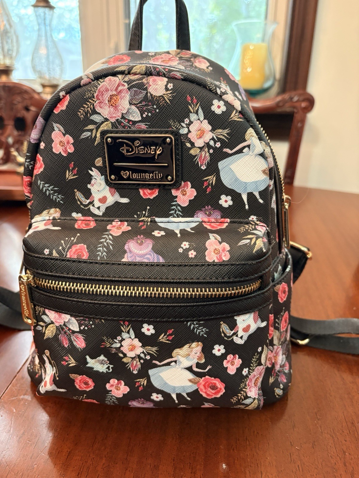 Loungefly Disney Alice in Wonderland Mini Backpack WITH STAINS (see pictures)