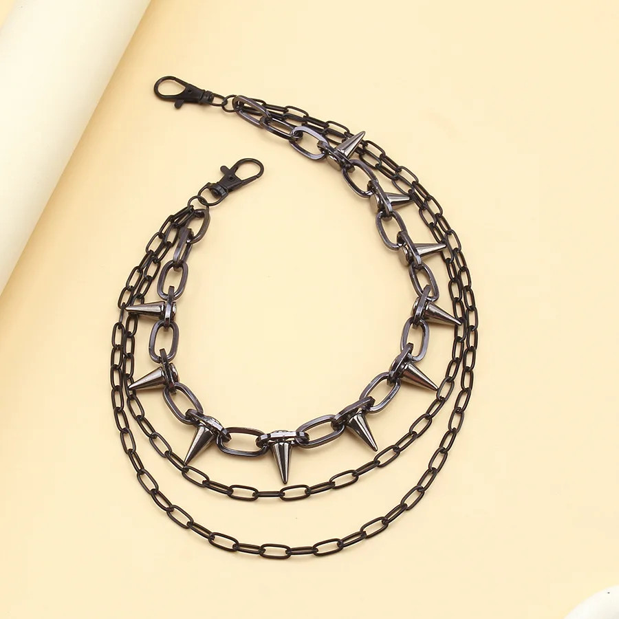 Hip Hop Punk Metal Wallet Chain Keychain Jeans Pants Waist Chain Unisex