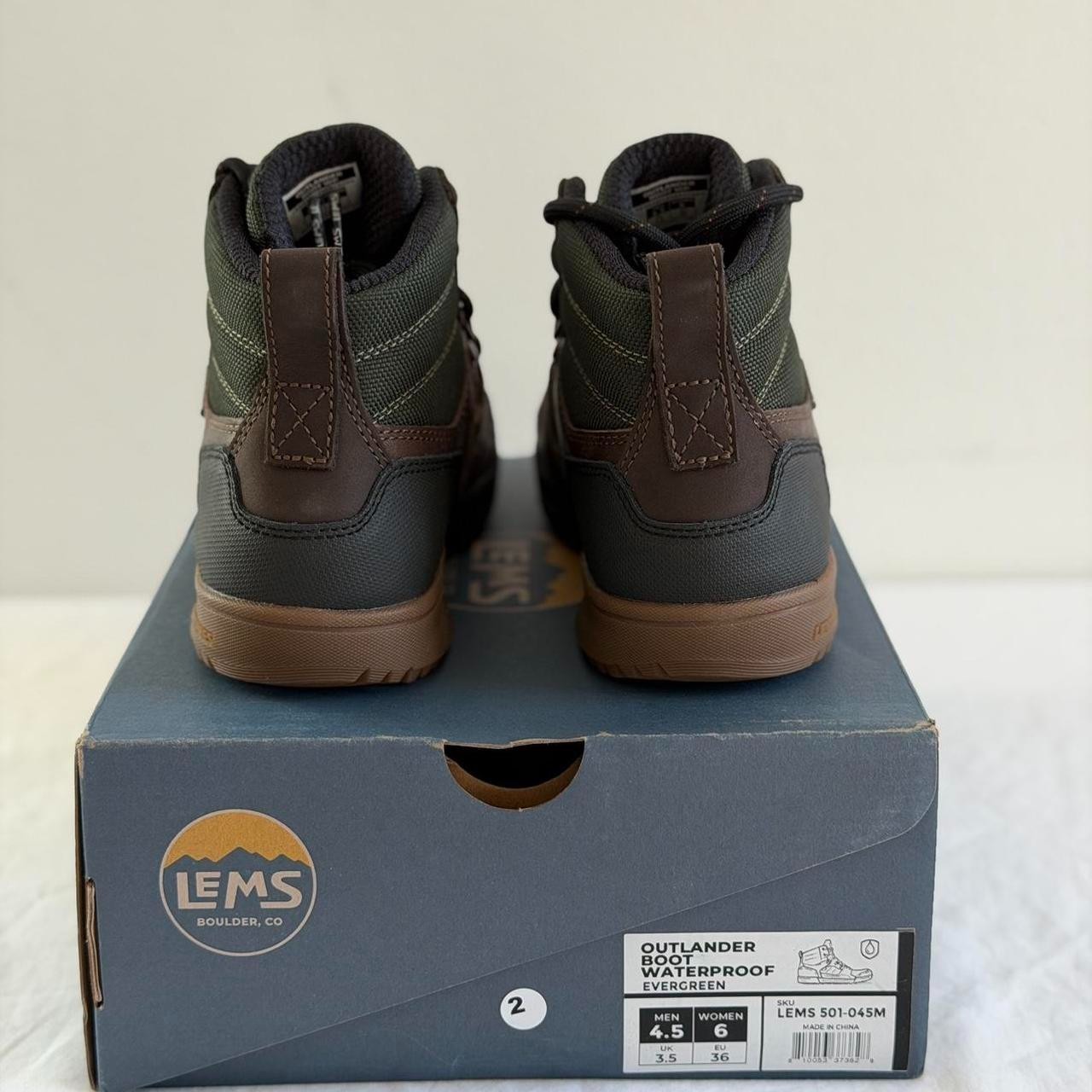 Lems Outlander Boot Waterproof in Evergreen, Size 6 Women / 4.5 Men