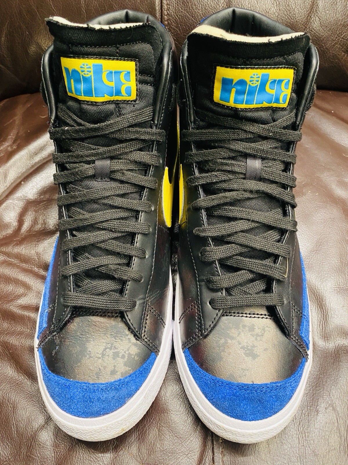 Nike Blazer Mid ’77 VNTG Sisterhood Black Yellow Royal Men’s Size 11 w/ Box