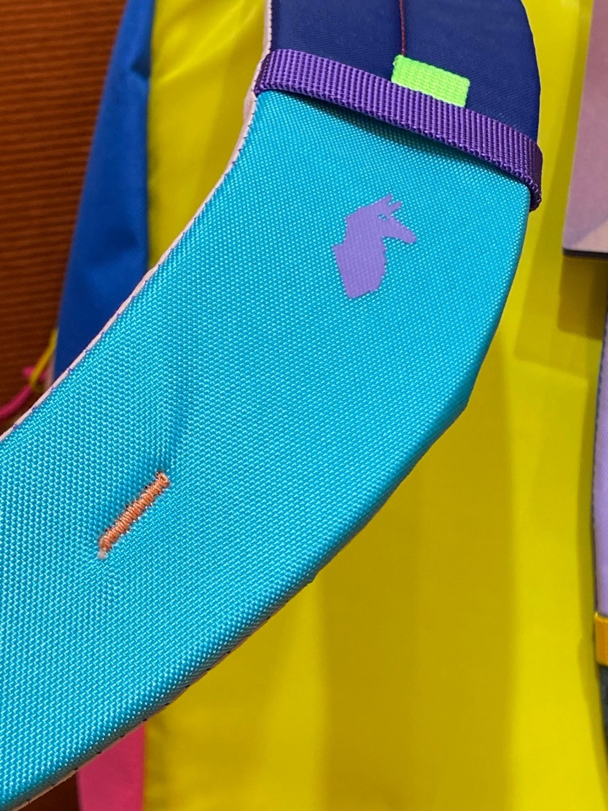 Cotopaxi Blue & Pink Dopamine Color-Block Alpaca Backpack 26x15x43cm