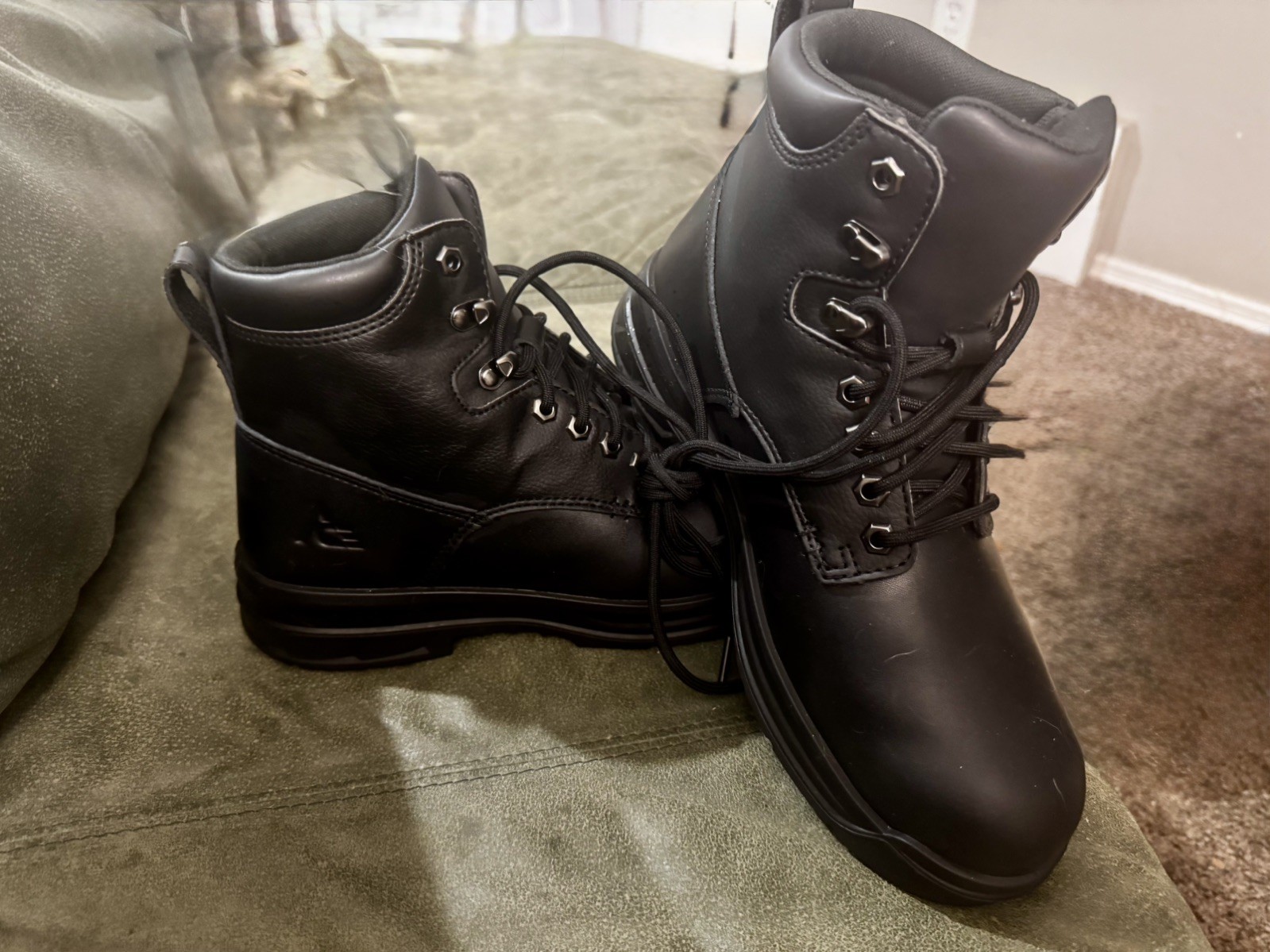 Ace work boots shoes for crews composite toe Unisex work Shoe, Sz 8 M, 9.5 W