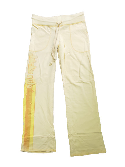 Womens Juniors David & Goliath Yellow Chicks Rule Sweatpants Sweats Pants