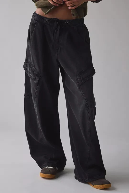 BDG-BDG Station Cocoon Baggy Barrel Leg Cargo Jeans