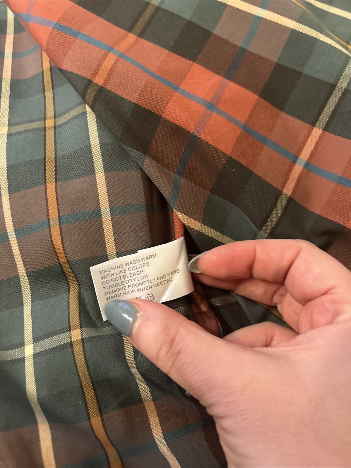 Orvis Men’s Check 100% Cotton Barrel Cuff Dress Shirt Size Large Multicolor