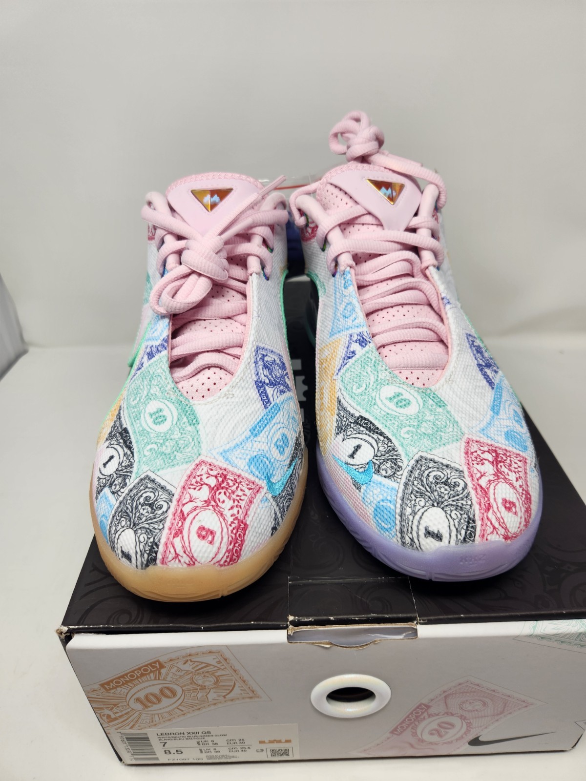 NIB Nike LeBron XXII QS x Monopoly “LeBron James Edition” Men’s 7