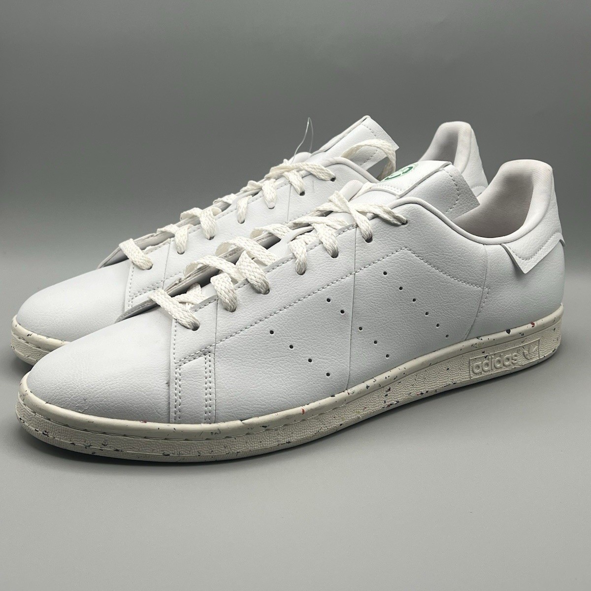 Adidas Stan Smith Vegan Clean Classic White Beige Shoes – Men’s Size 14 NEW