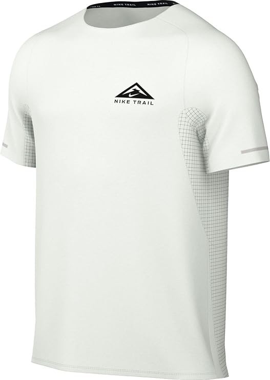 Nike Trail Solar Chase Dri-FIT Short-Sleeve Running Top White Black DV9305 121