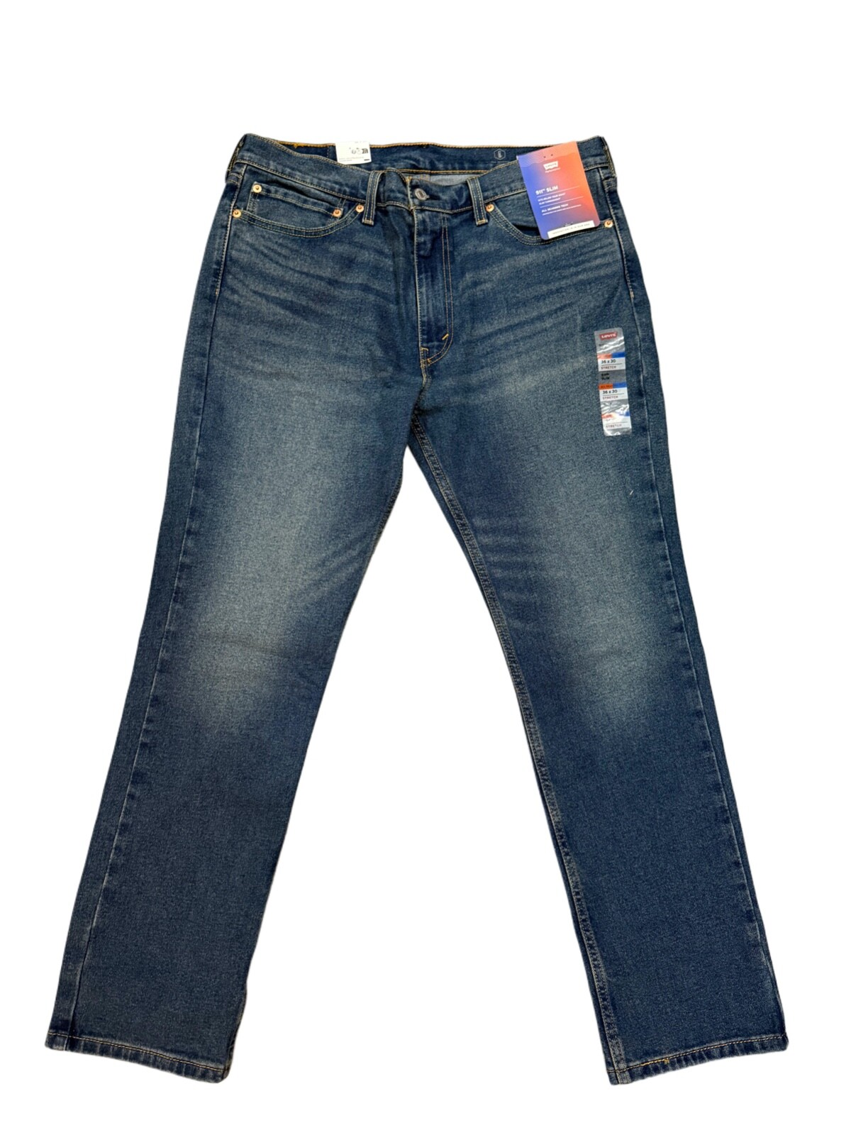 Levi’s Men’s 511 Slim Jeans Medium Wash Blue 045114867