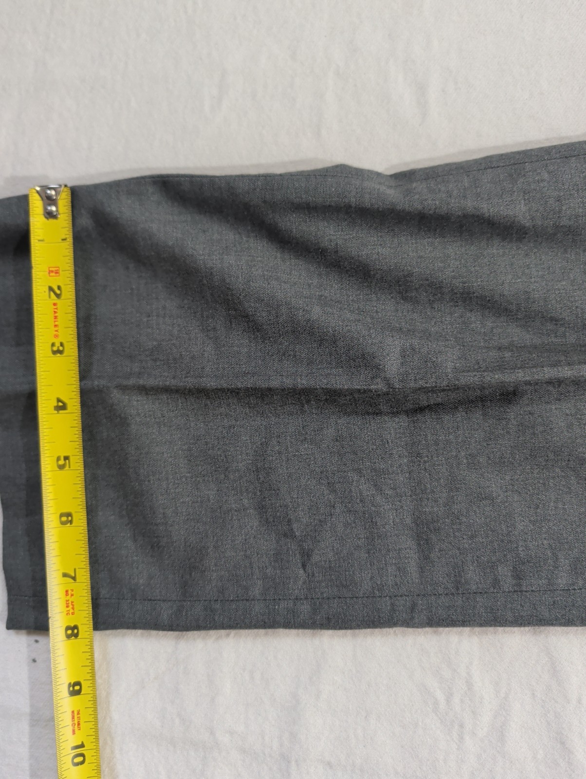 J Crew Bowery Classic Flat Front Mens 31×32 Gray Trousers Chino NEW