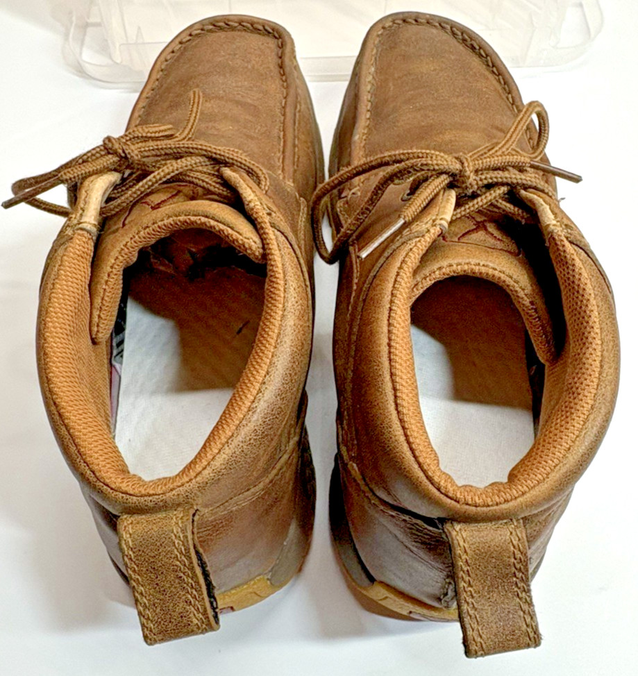 Twisted X Chukka Driving Moc Bomber Men’s Size 9 M Light Brown Shoes MXC0001