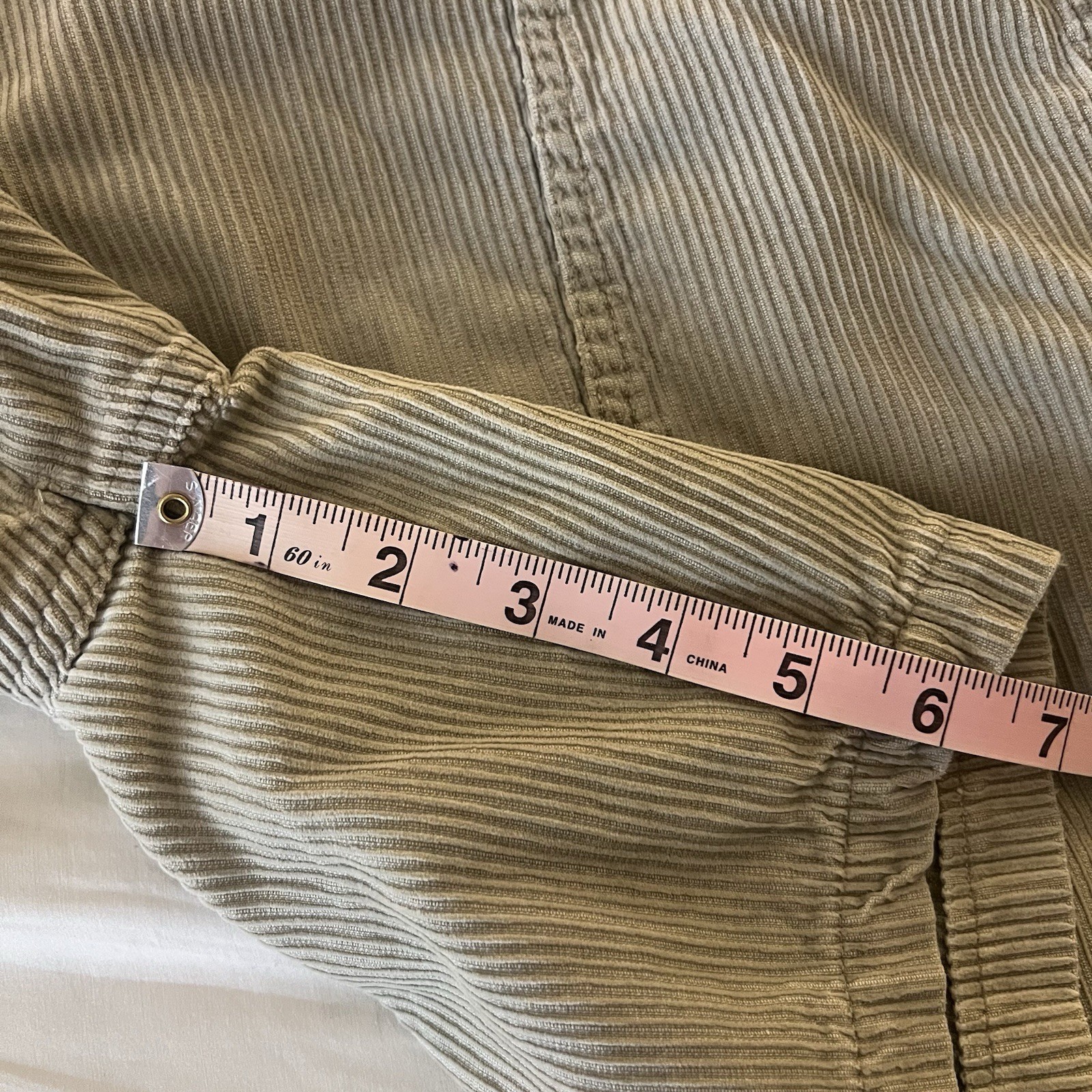 Ocean Pacific OP Men’s Vintage 70’s/80’s Corduroy Shorts Beige Tan Size 30 6.5”