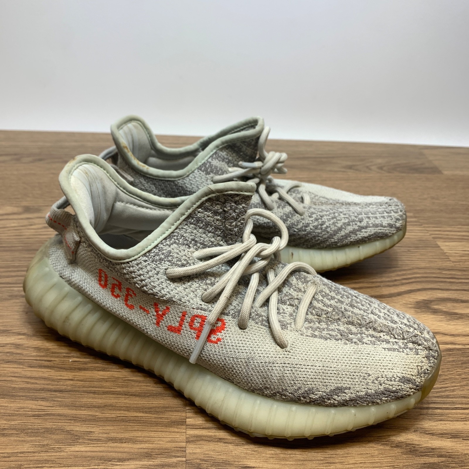 Adidas Yeezy Boost 350 Gray Red 2021 Men’s Size 7 Kanye Used