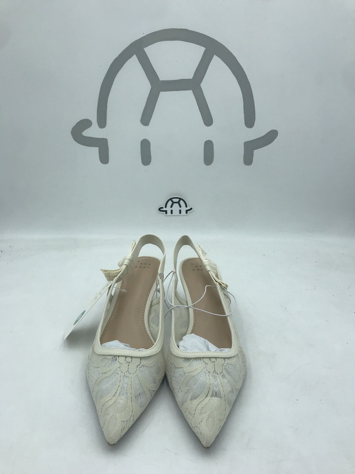 A New Day Women’s Milan Slingback Pumps Cream *Pick Size*