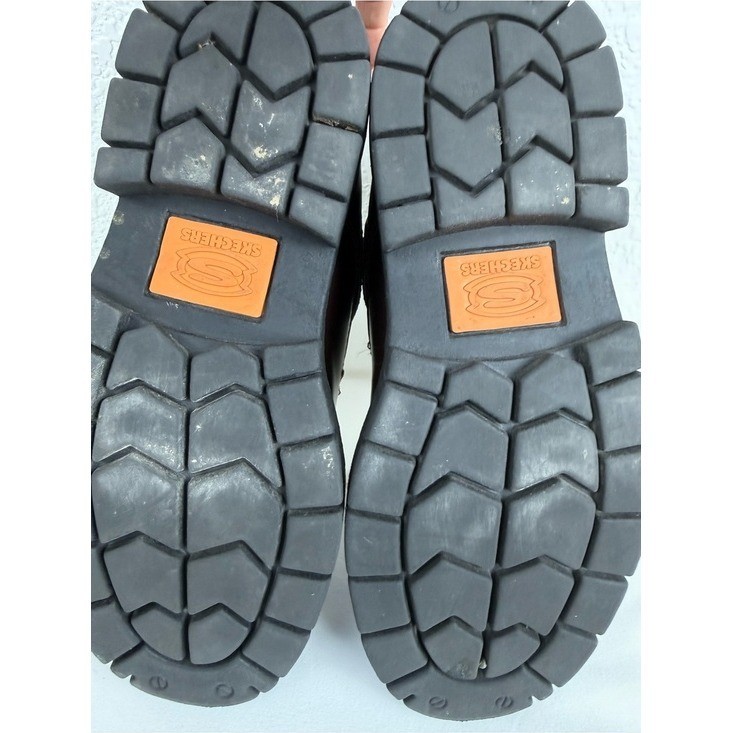 Sketchers | Brown Leather Chunky Platform Shoes | Men’s 9 | Y2K Gorpcore