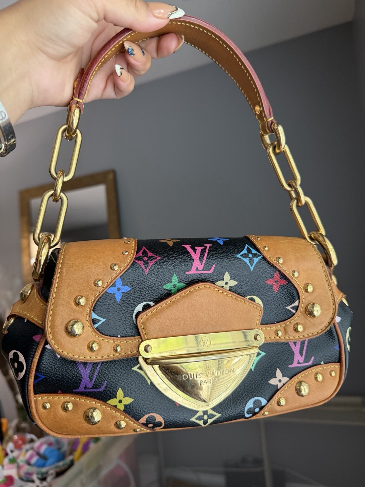 Louis Vuitton Marilyn Multicolor Monogram Murakami Bag
