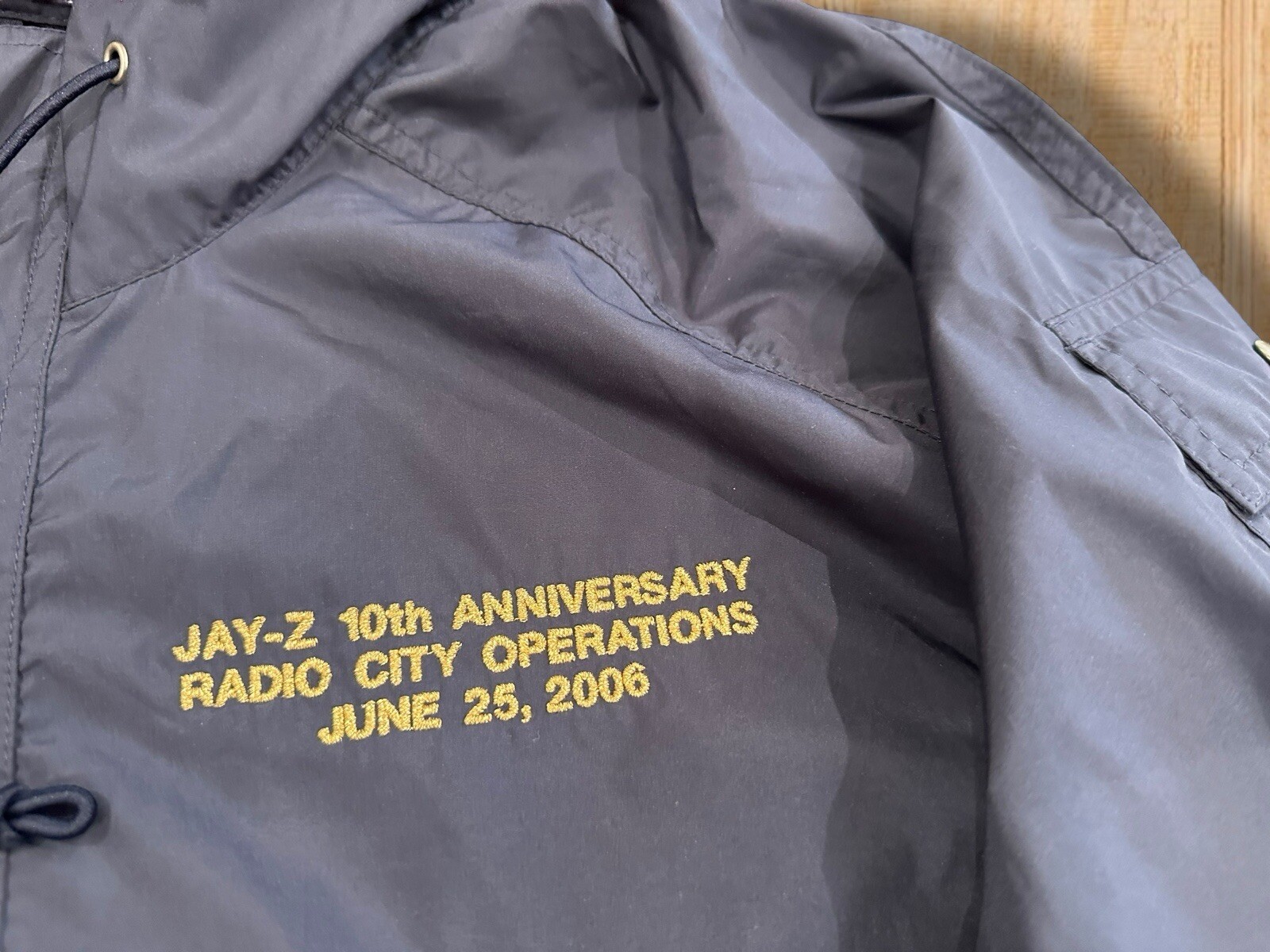 Jay-Z Reasonable Doubt Concert Jacket Large Radio City 10th Anniversary 2006 VTG