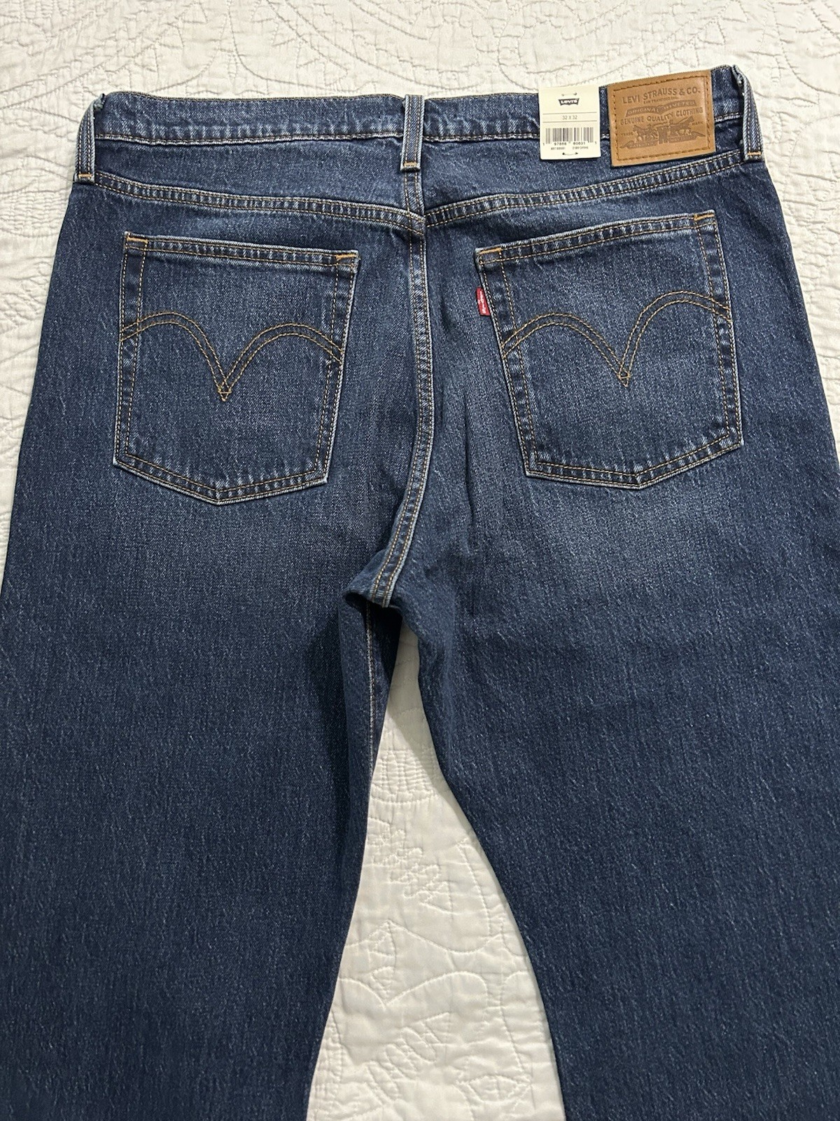 Levi’s Womens Wedgie Bootcut Jeans A8710-0001 DARK WASH Size 32×32 NWT