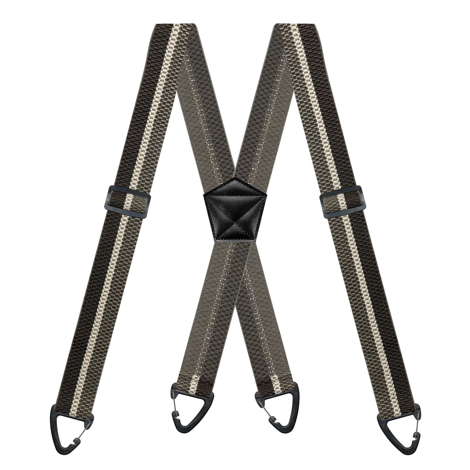 Suspenders for Men Heavy Duty, X Shape Back Hidden Suspender 1.5″ Under Clothing