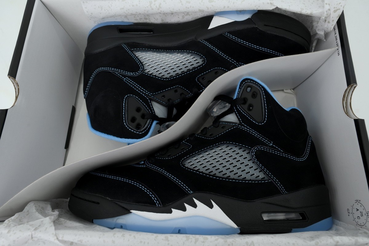 Jordan 5 ‘Black University Blue’ 2026 High Top Baketball Shoes DD0587-008