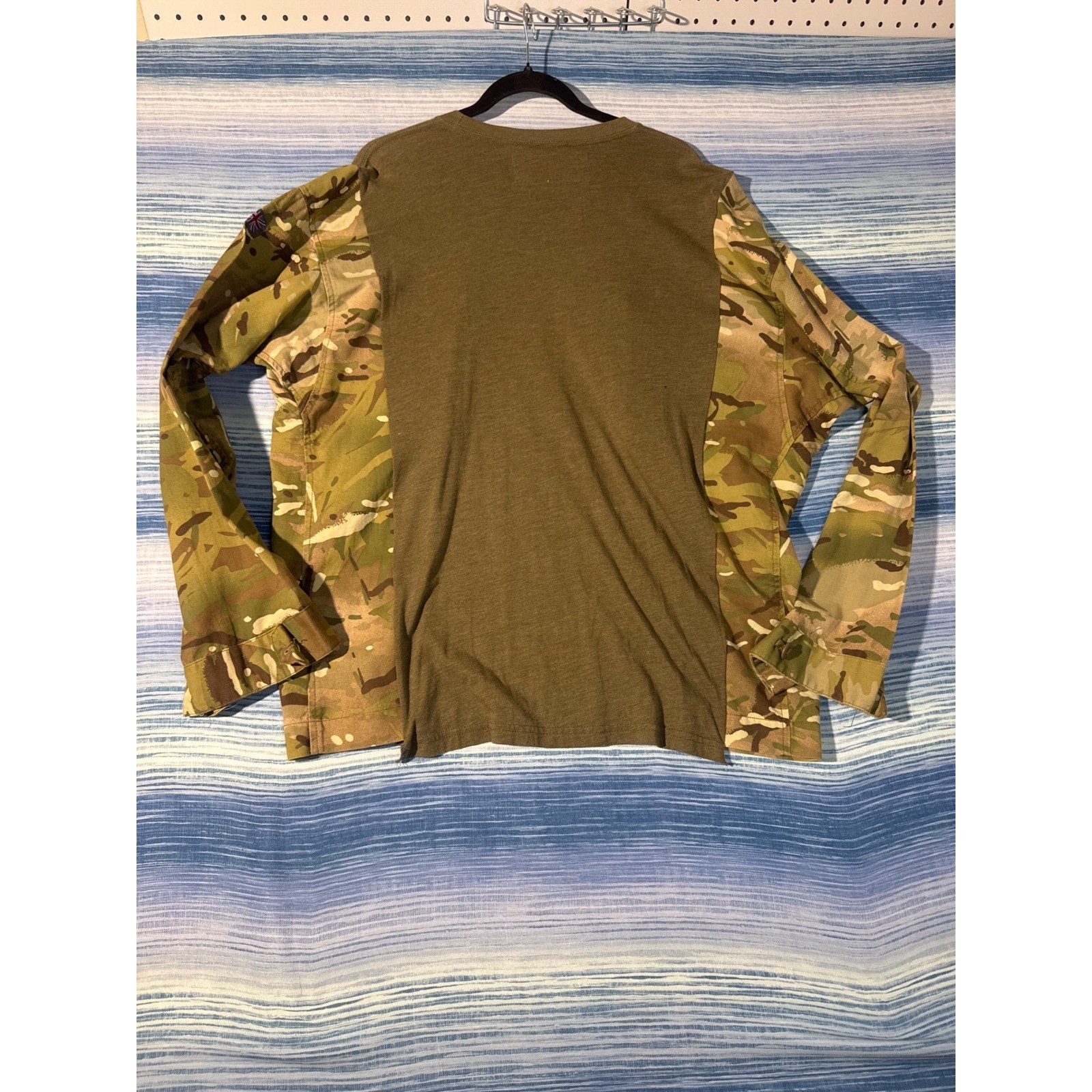 Upcycled Multicam Camo Army Hybrid Tee Forging the Future Graphic Mens 2XL