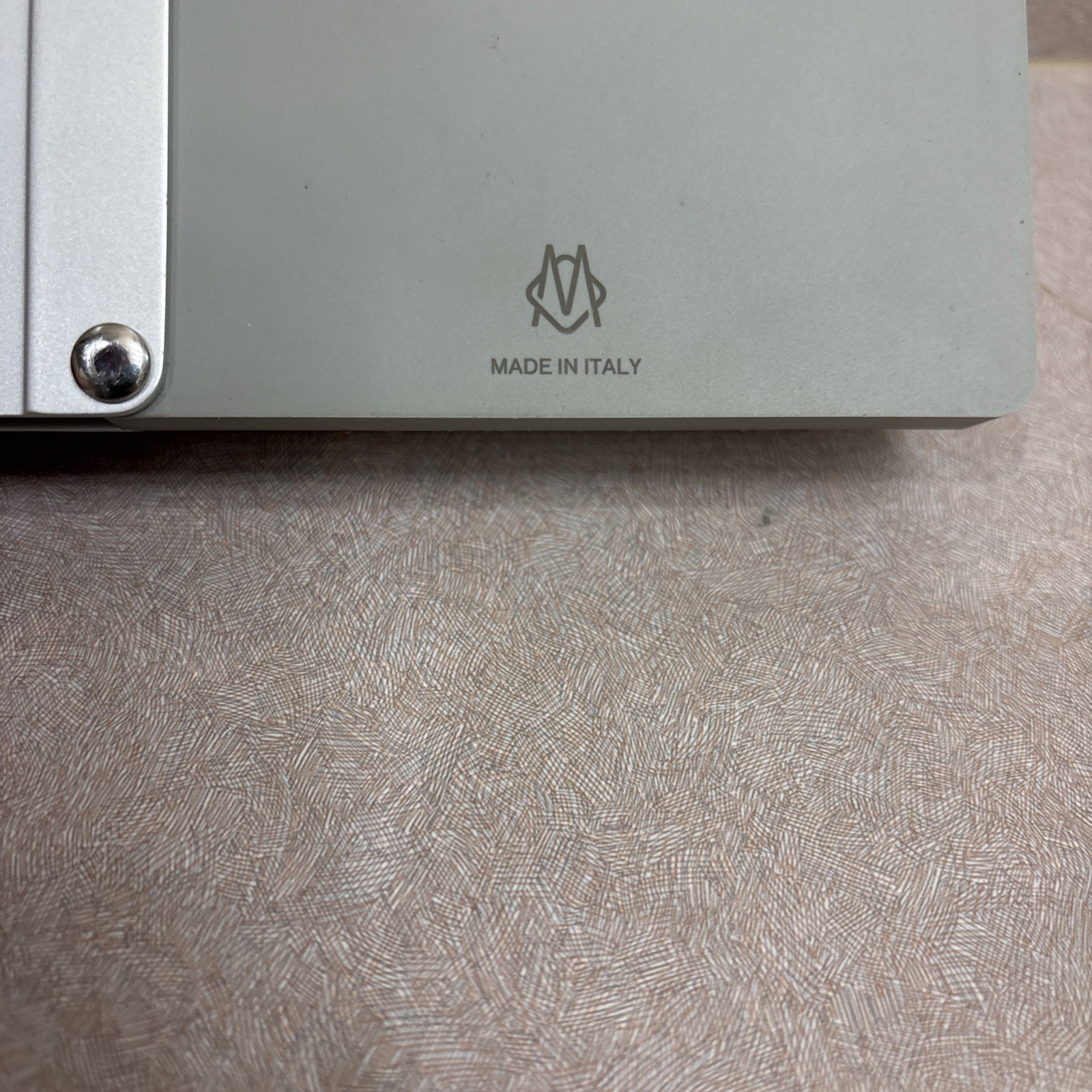 Rimowa Aluminum Card Holder – Silver Made In Italy Business Executive Designer