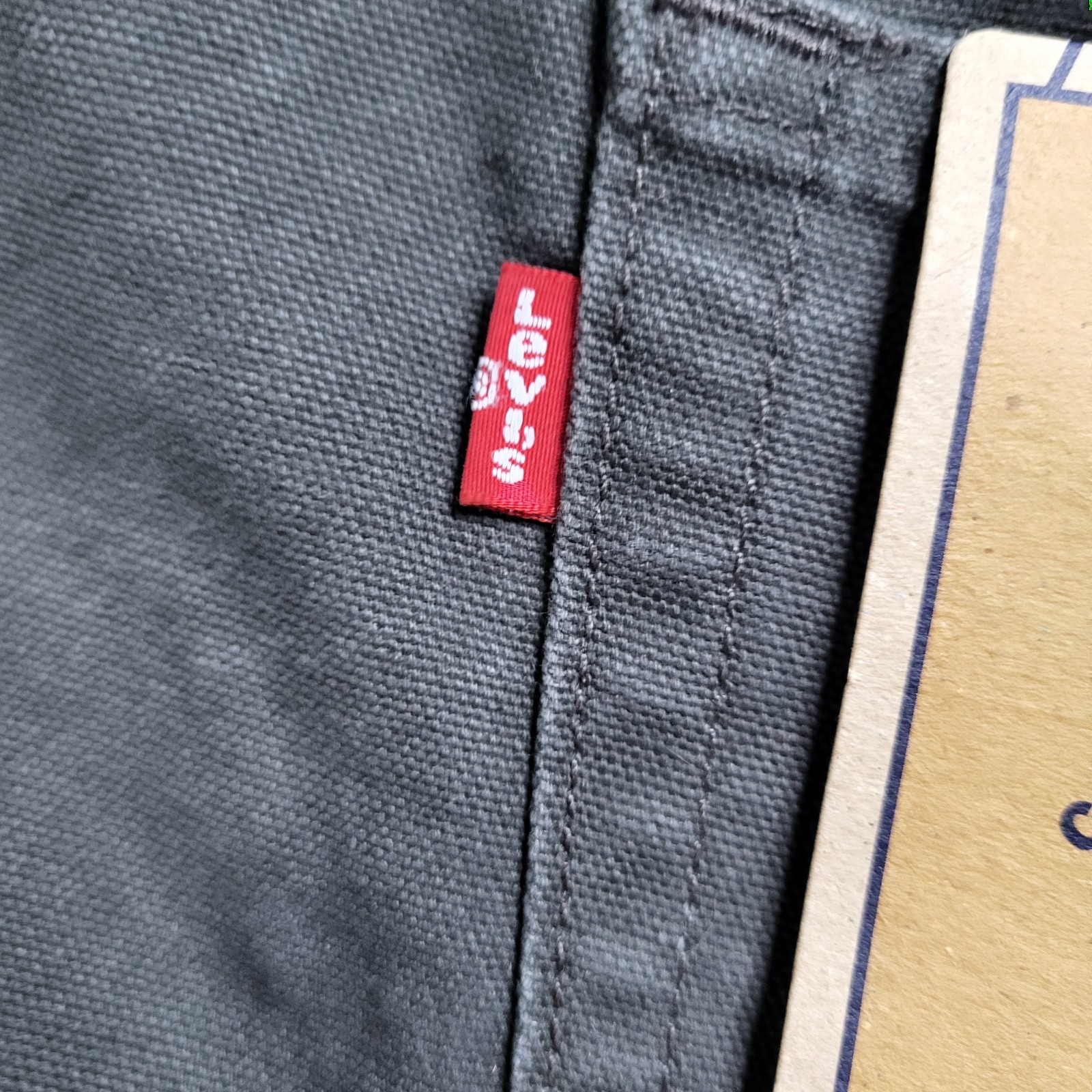Levis 568 Double Knee Jeans 40×30 Carpenter Utility Loose Straight Men’s Black