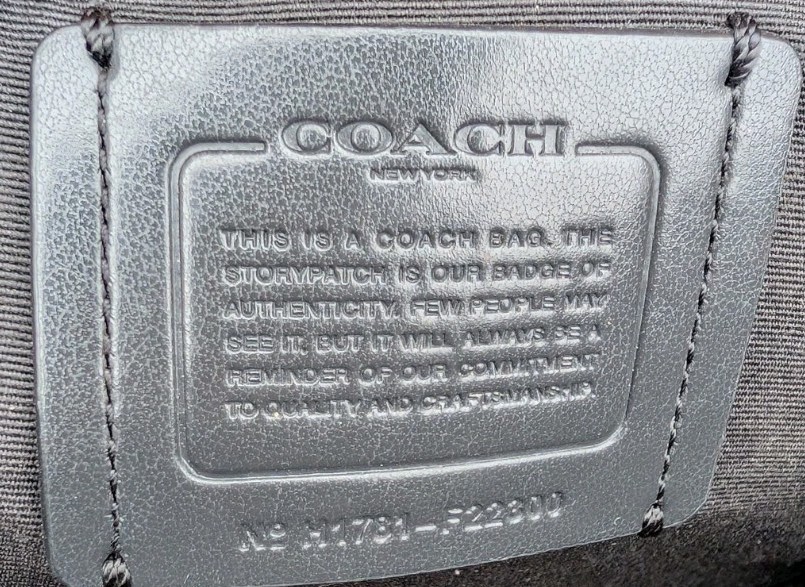 COACH SIERRA SATCHEL WITH STARDUST STUDS F22300 Black