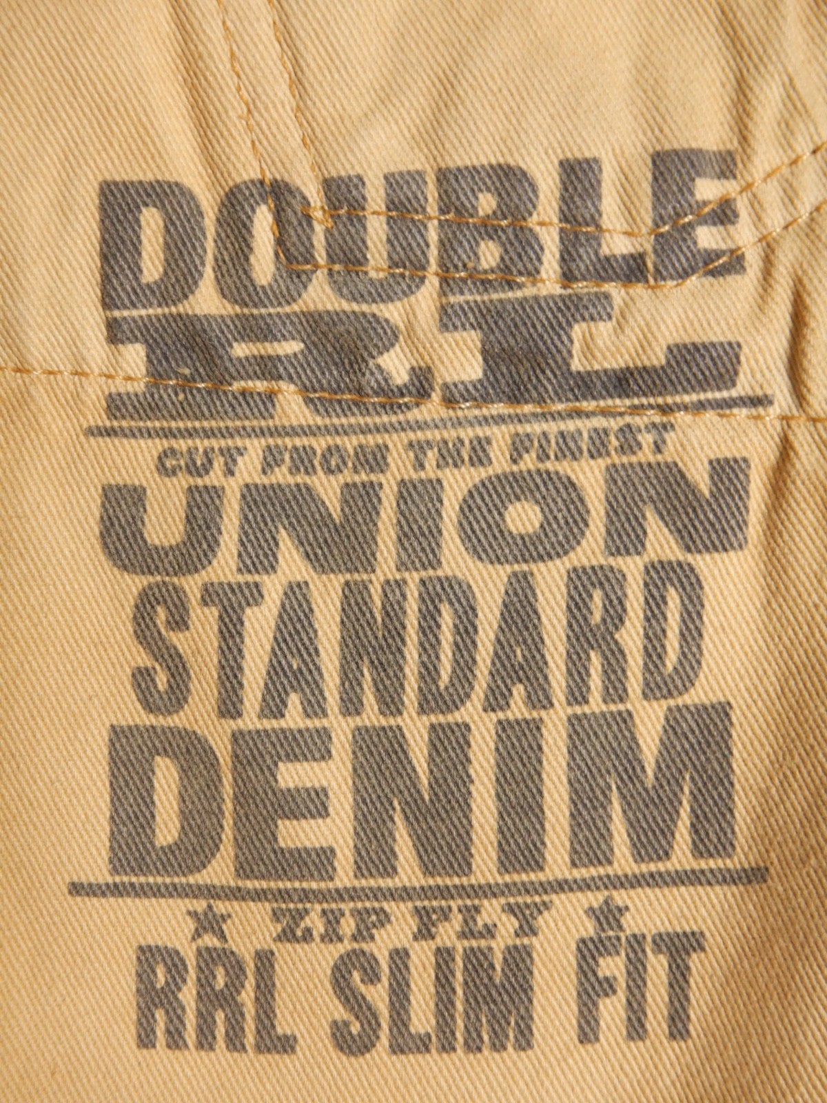 RRL Union Standard Zipper Fly Slim Fit Denim Jeans Size 32 X 30