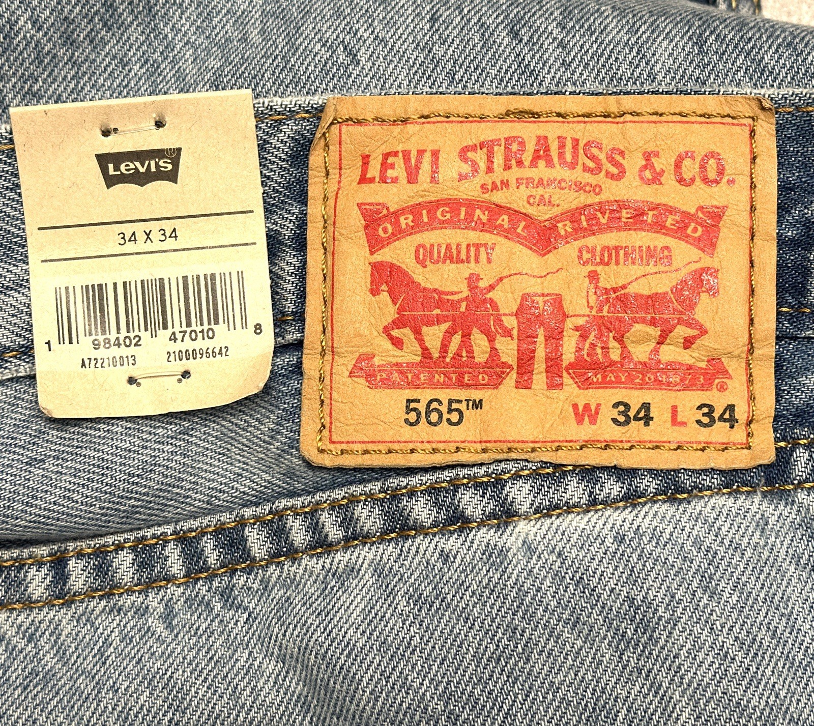 Levi’s Men’s 565 ’97 Loose straight Jeans
