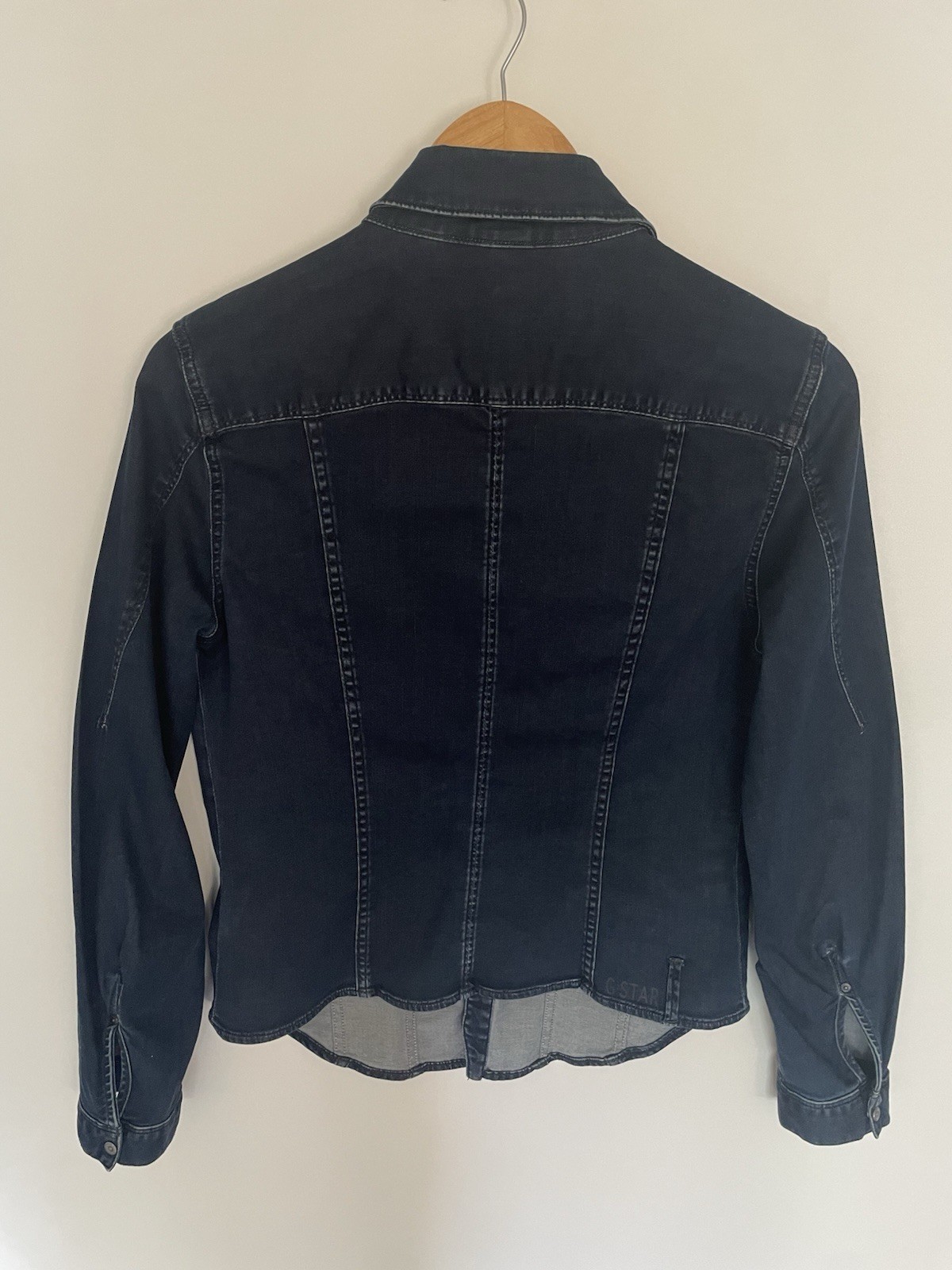 G-Star RAW Women’s Arc Slim 3D Western Denim Shirt Navy Blue Size Medium