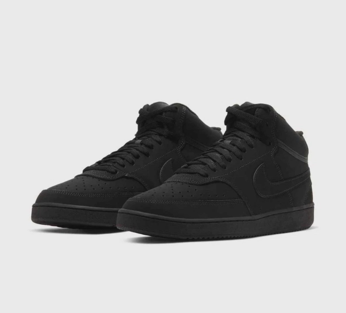 Nike Court Vision Mid Shoes Men’s Black Outdoor CU6620 001