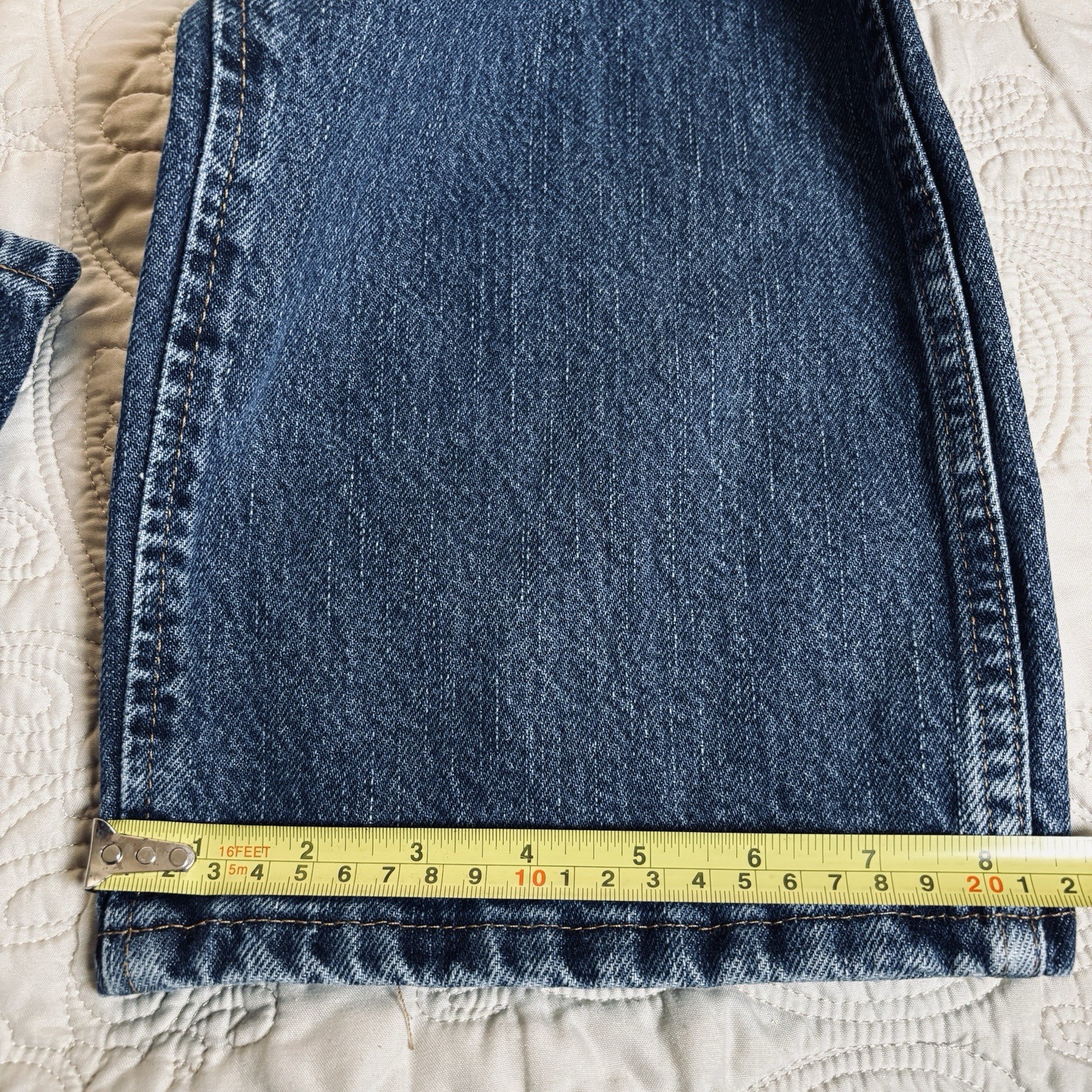 Wrangler Men’s Size 38 x 30 Regular Fit Jean Straight Leg Med Wash 47 MWZ Model
