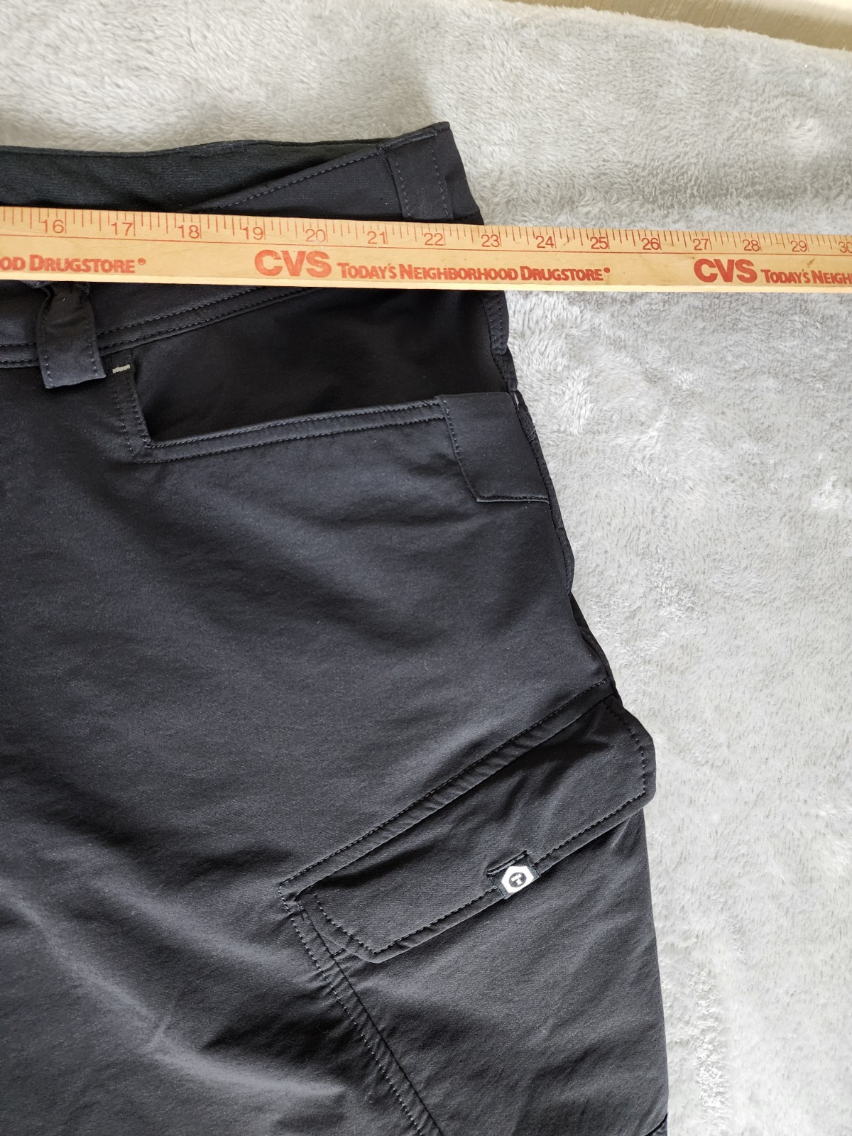 TRUEWERK T2 WerkPant Men’s Black Canvas Workwear Pants Regular Fit 44W