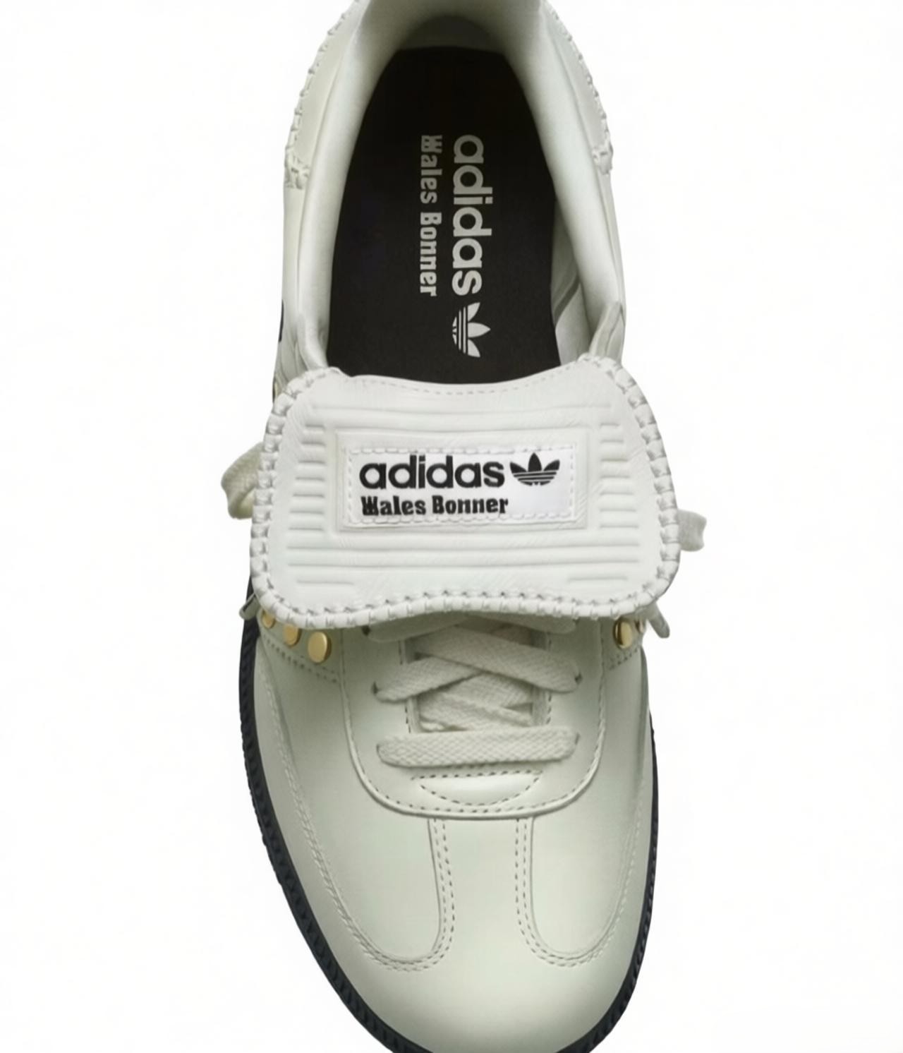Wales Bonner × adidas Samba Studded Cream White IG 4304 New With Box