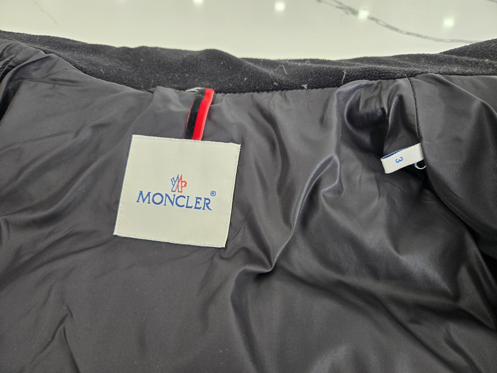 Women`s Moncler Nylon Puffer Jacket Authentic Size 3