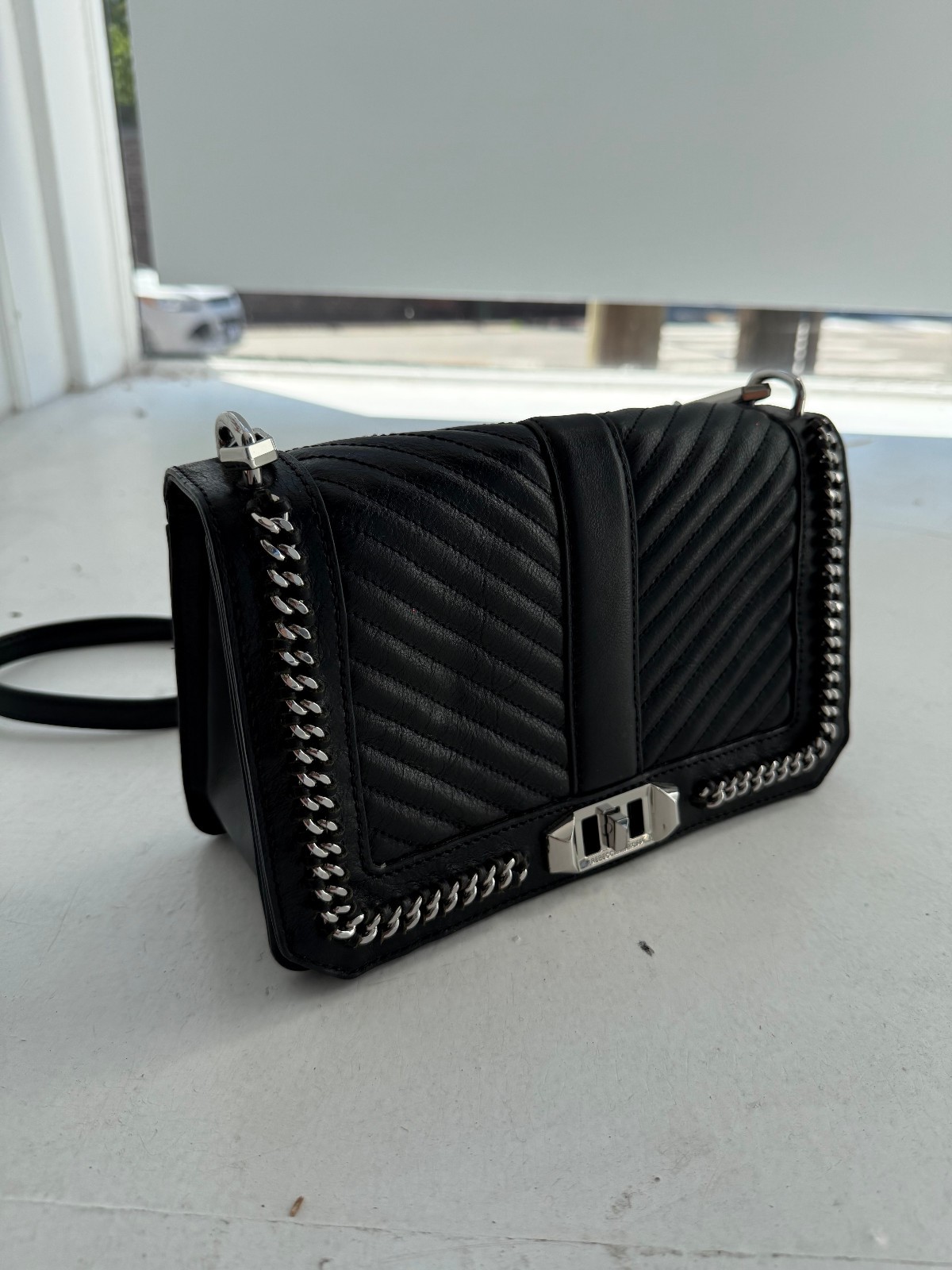 Rebecca Minkoff Crossbody Bag Black Leather