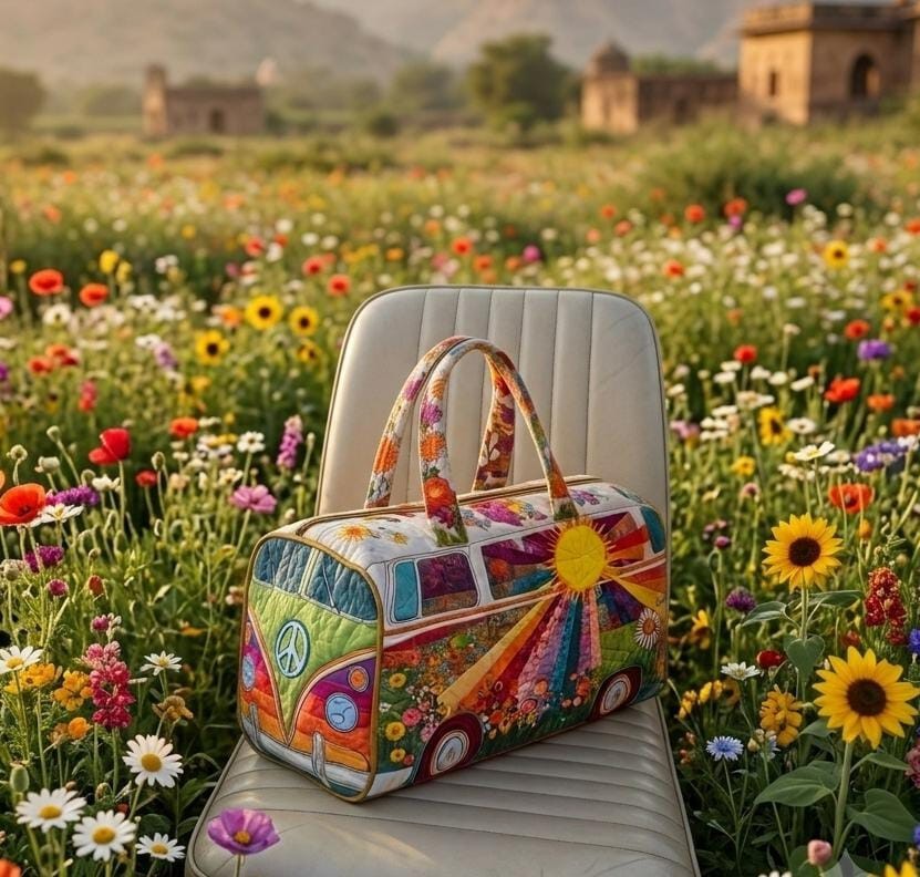 3D Printed Quilted Tote Bags Personalized Tote Bag Lightweight Travel Bags.