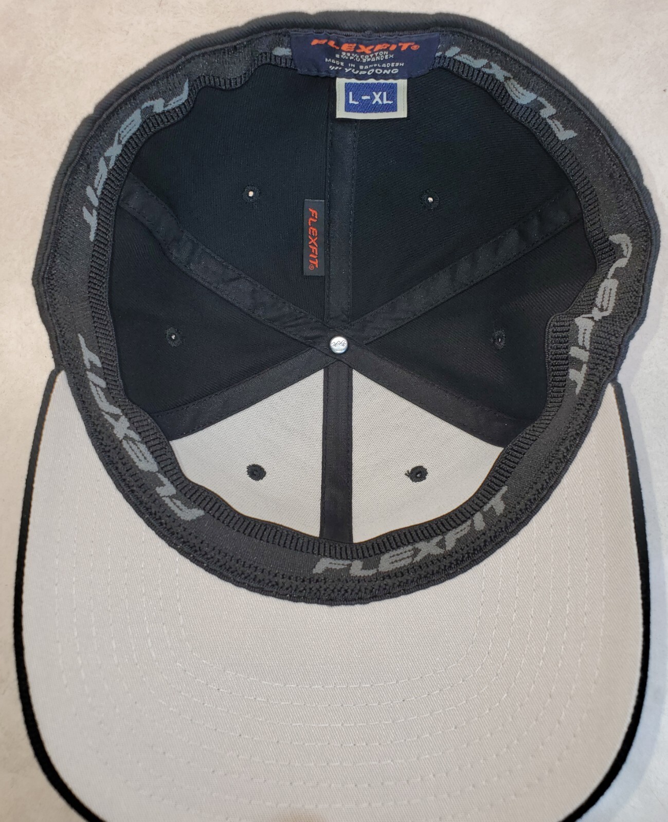 Monster Energy Patch Flexfit 6377 Brushed Twill Hat / Black L/XL 7 1/8″ – 7 5/8″