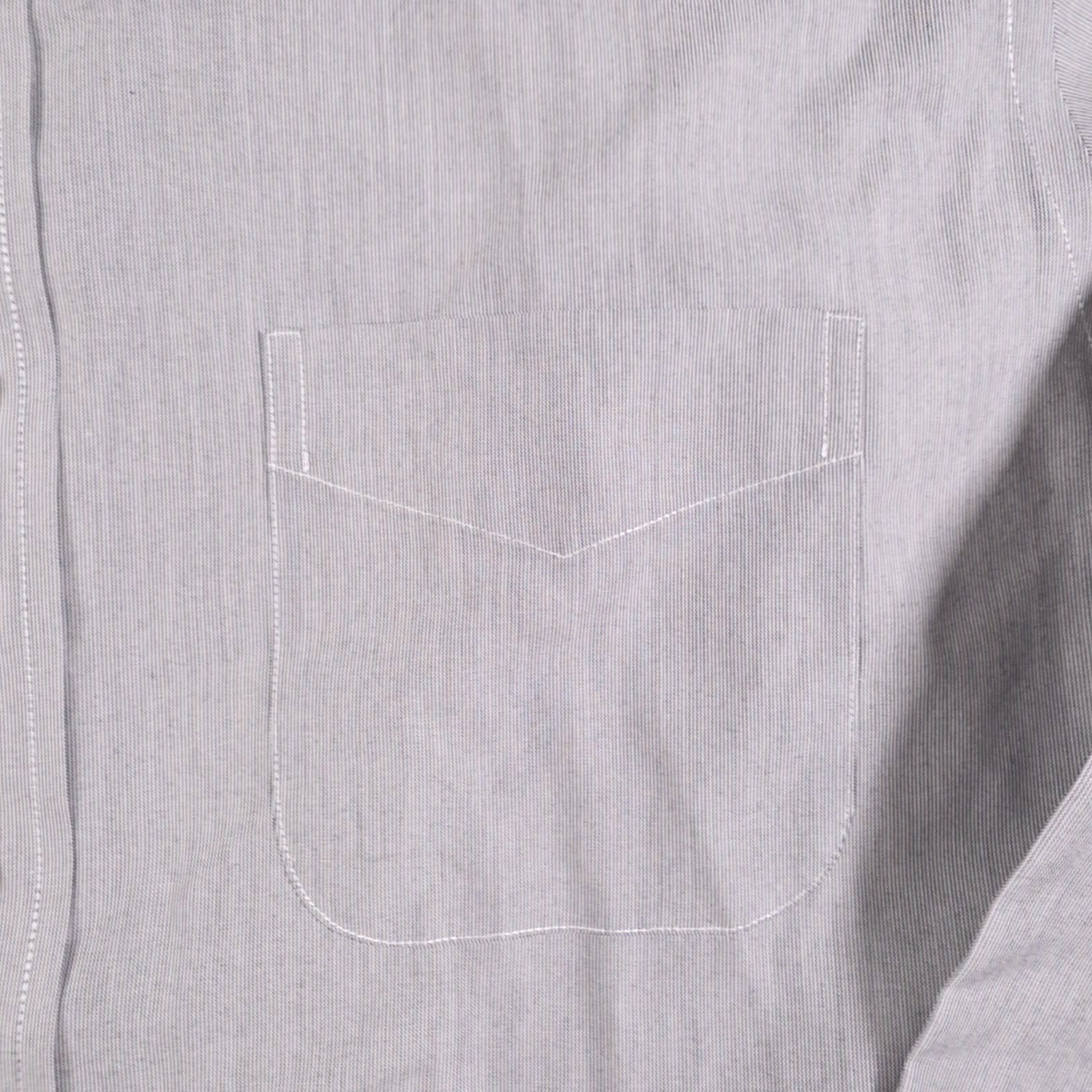 Brooks Brothers Dress Shirt Mens 15.5-34/35 Gray Regent Fit Button Non-Iron