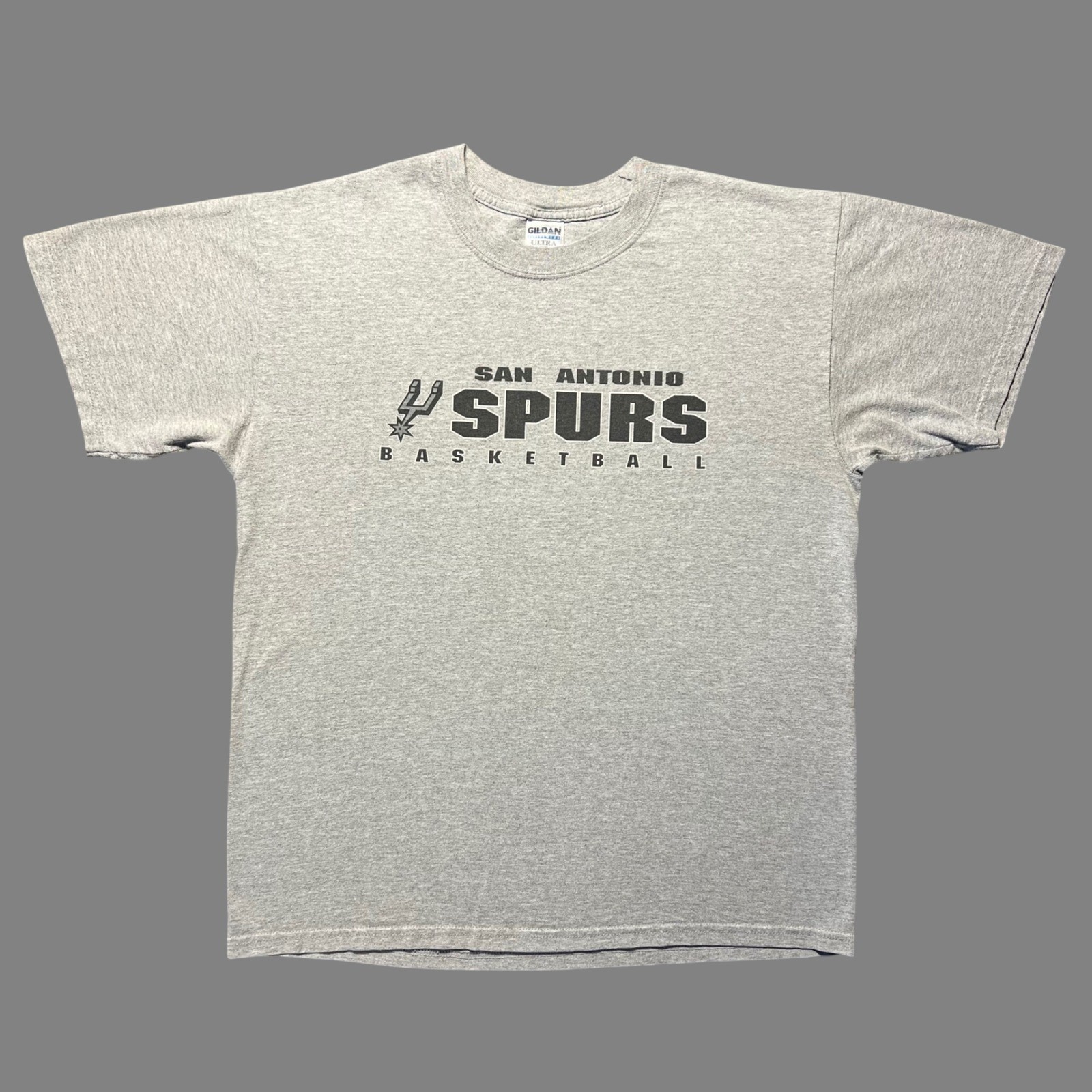 Vintage San Antonio Spurs T Shirt Mens Large Cotton Tee NBA Basketball Logo Y2K