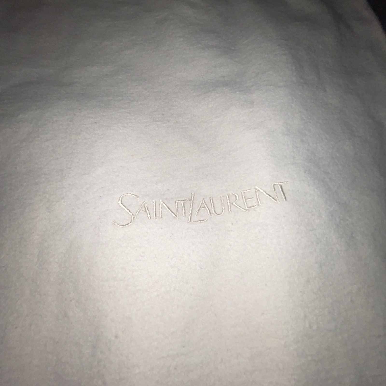 Saint Laurent ToteBag Designer Accessory Collectible 17×13 Inches Cream