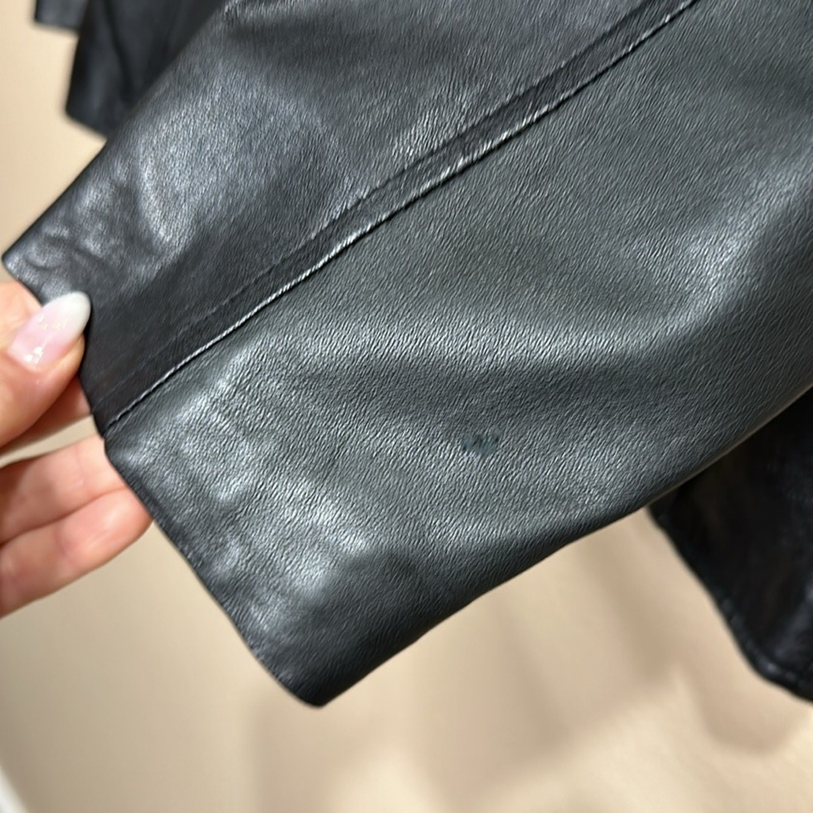 REM GARSON Ladies’ Vintage Leather Jacket, Size M, EUC