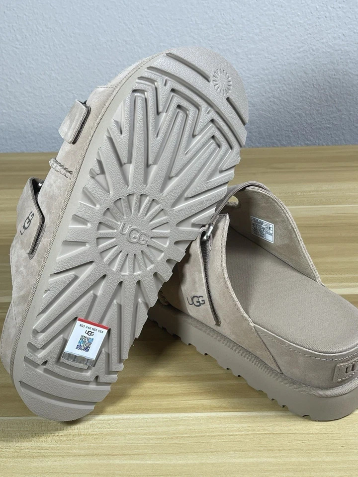 UGG 1155458 Women’s GOLDENSTAR HI Slide Adjustable Vamp Straps Suede Sandal New