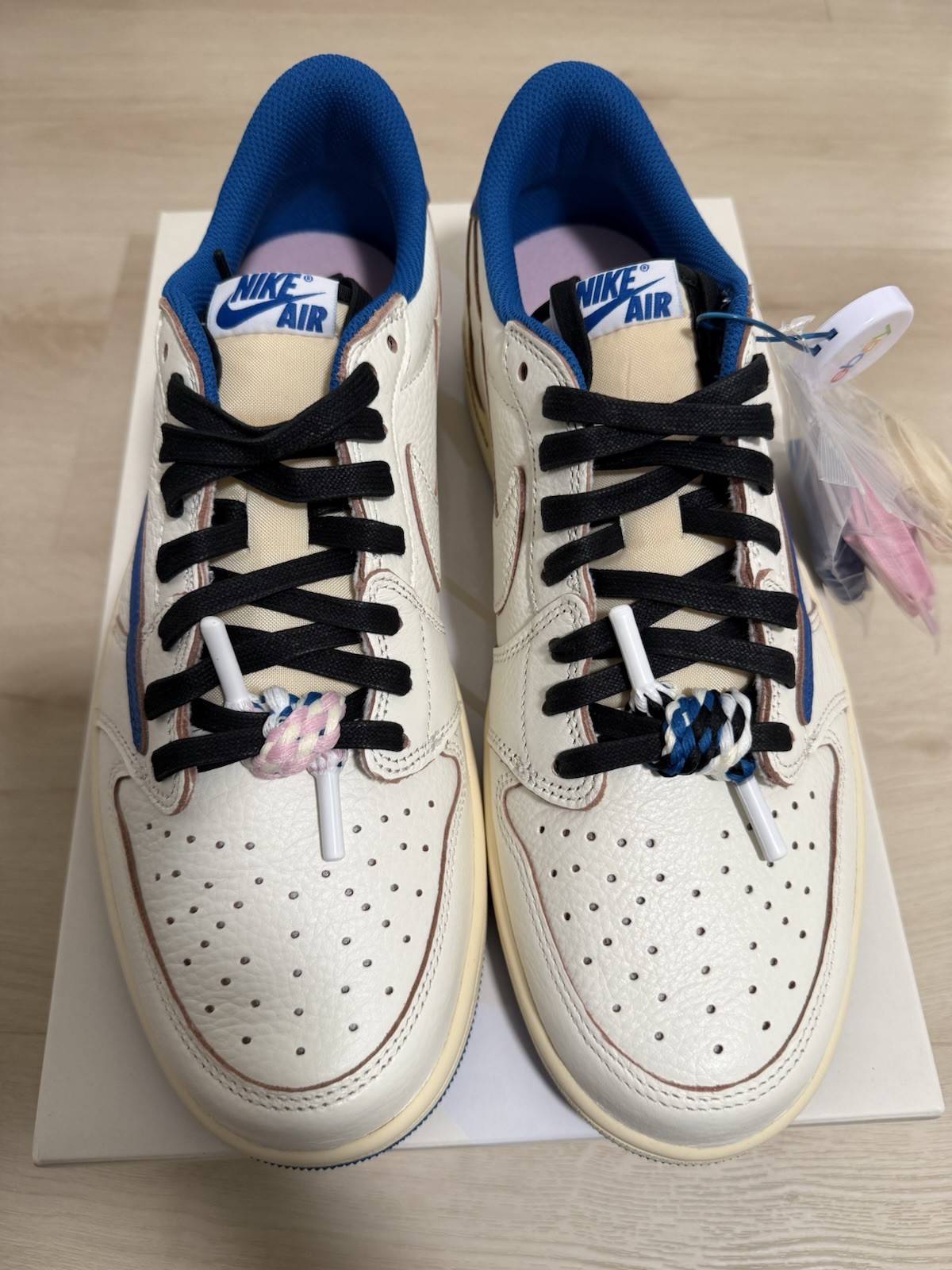 Jordan 1 Low OG SP Fragment x Travis Scott Sail Military Blue – Men’s Size 12 ✅