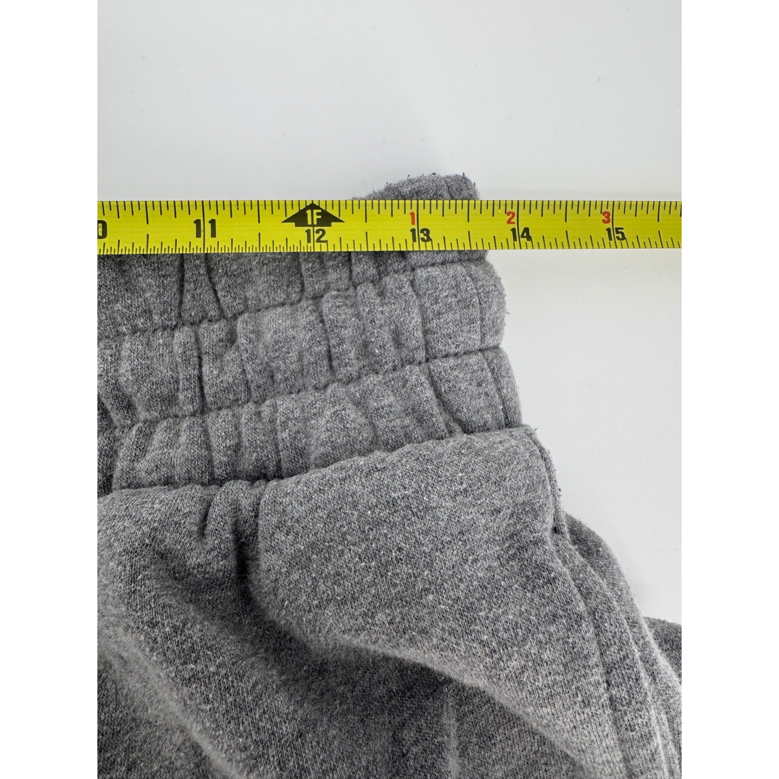 Wild Fable Wide Waistband Heather Gray High Rise Jogger Pants Sz M Fleece Lounge