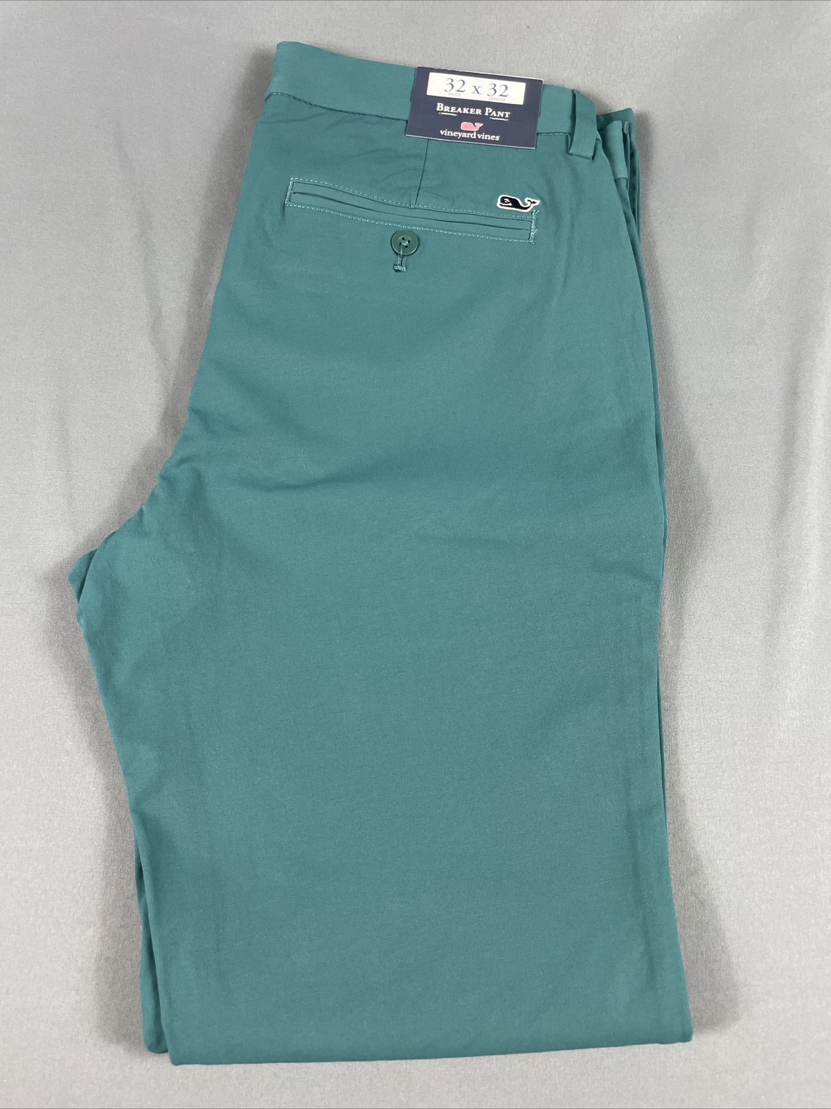 Vineyard Vines Golf Pants Performance Breaker 32 x 32 Green Nylon Spandex NWT