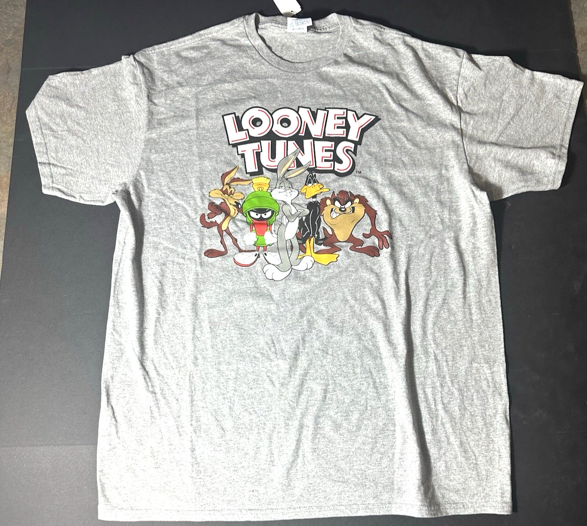 Cartoon Novelty Looney Tunes Grey T Shirt Tee Size XL
