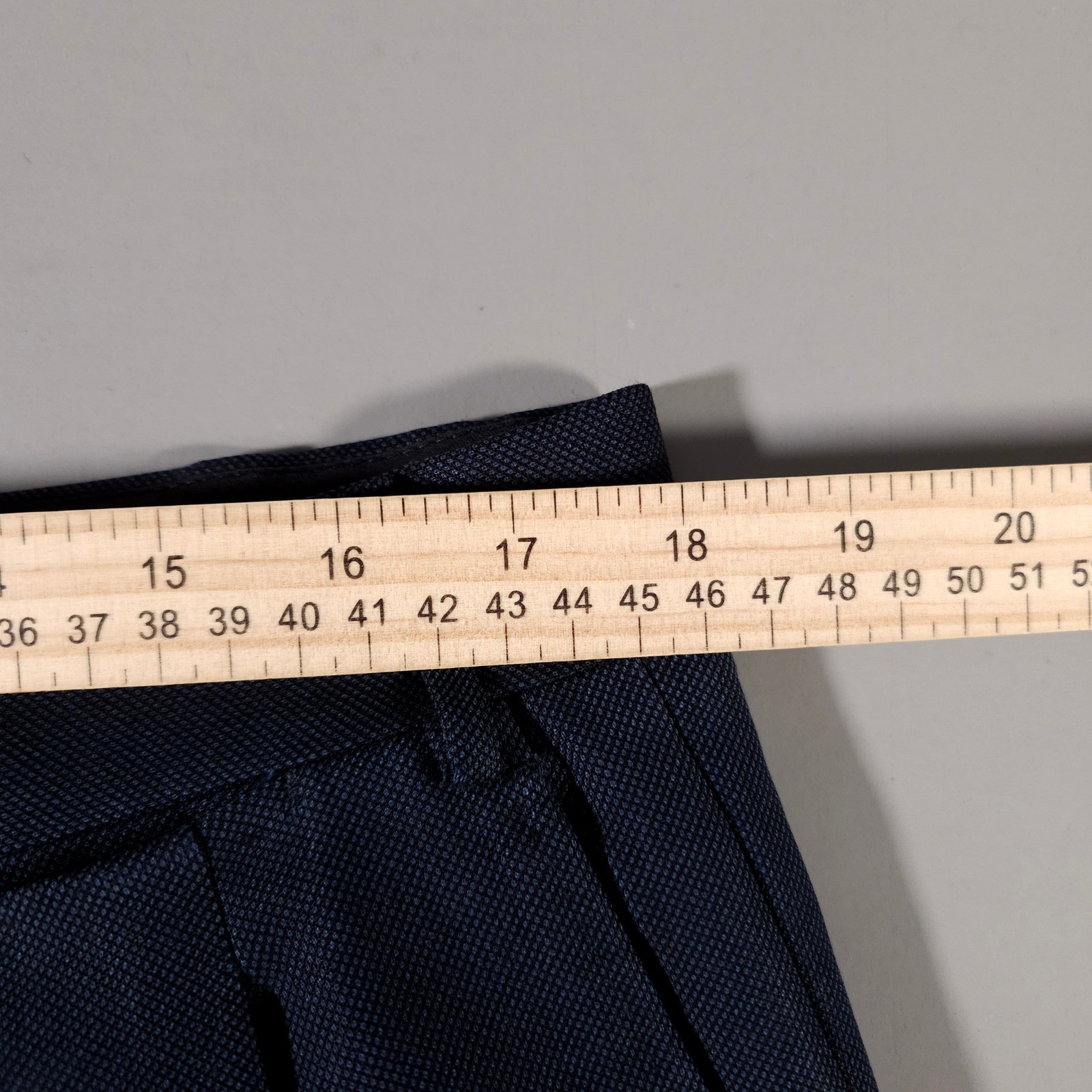 Corneliani Suit Men 44/54L Navy Blue Virgin 110 Wool Pleated Pant Made in Italy
