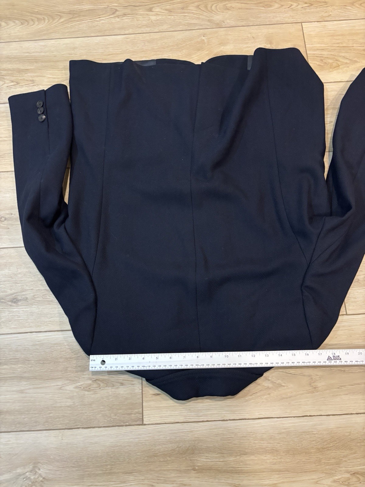 ME+EM Navy Blue Blazer Oversized Soft Structure Tailoring Jacket US 12 UK 16